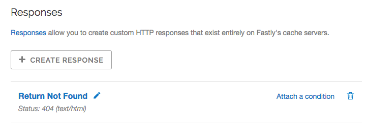 an example synthetic response to return when a page isn't found