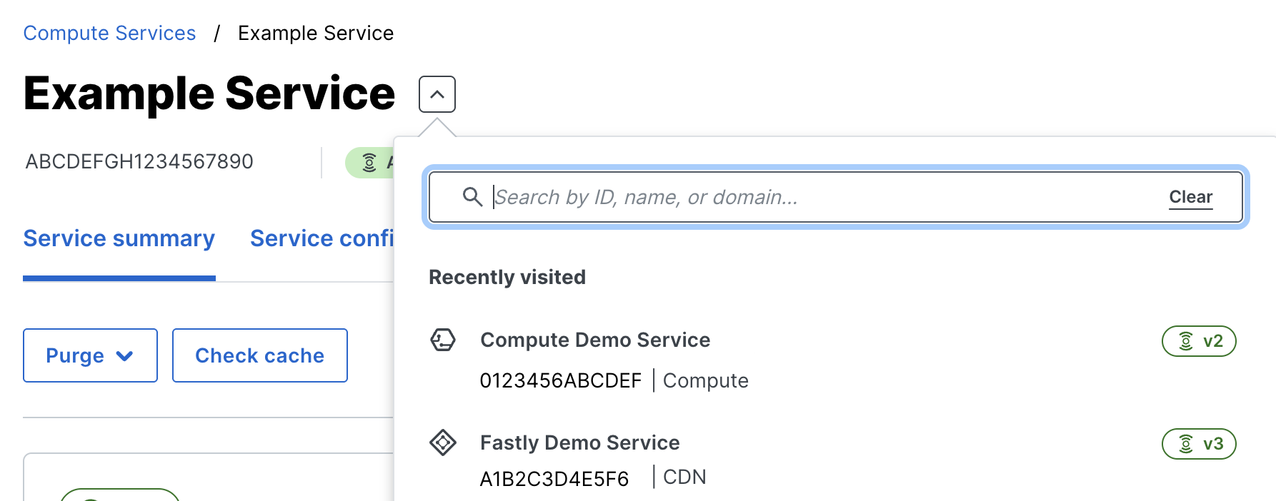 The service switcher