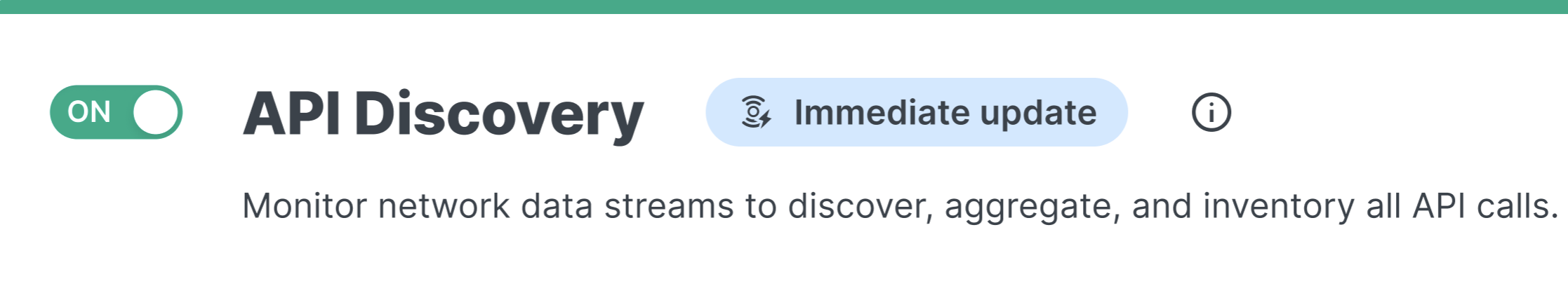 API Discovery enabled for a service